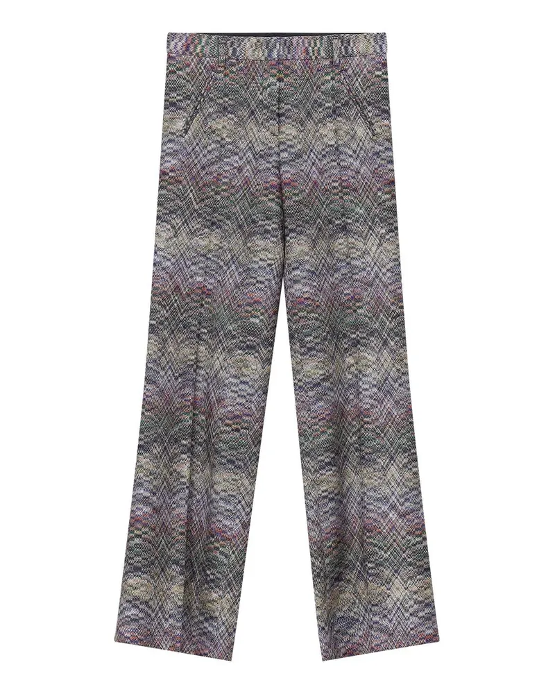 Missoni Relaxed-Fit Hose aus Viskose-Mix Multicolor