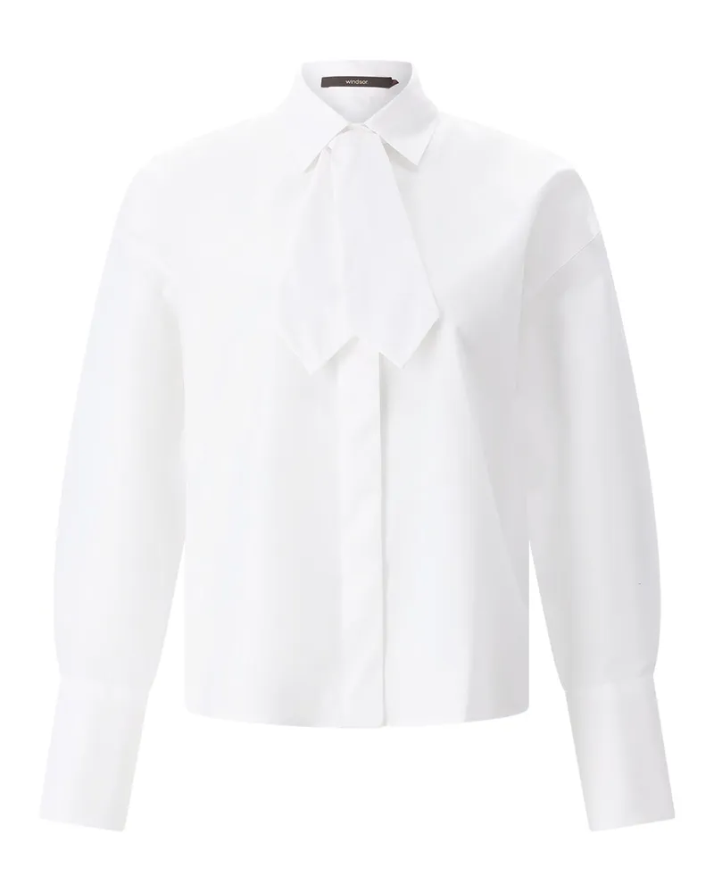 windsor. Regular-Fit Bluse Weiß