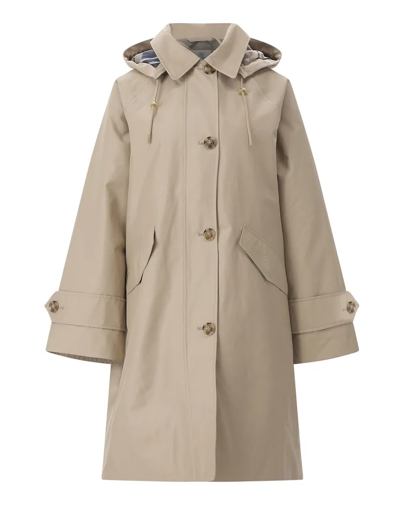 Barbour Mantel Harleigh aus Baumwolle Beige