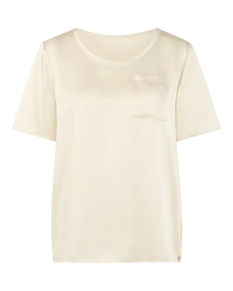 Marc Cain T-Shirt aus Seide Creme