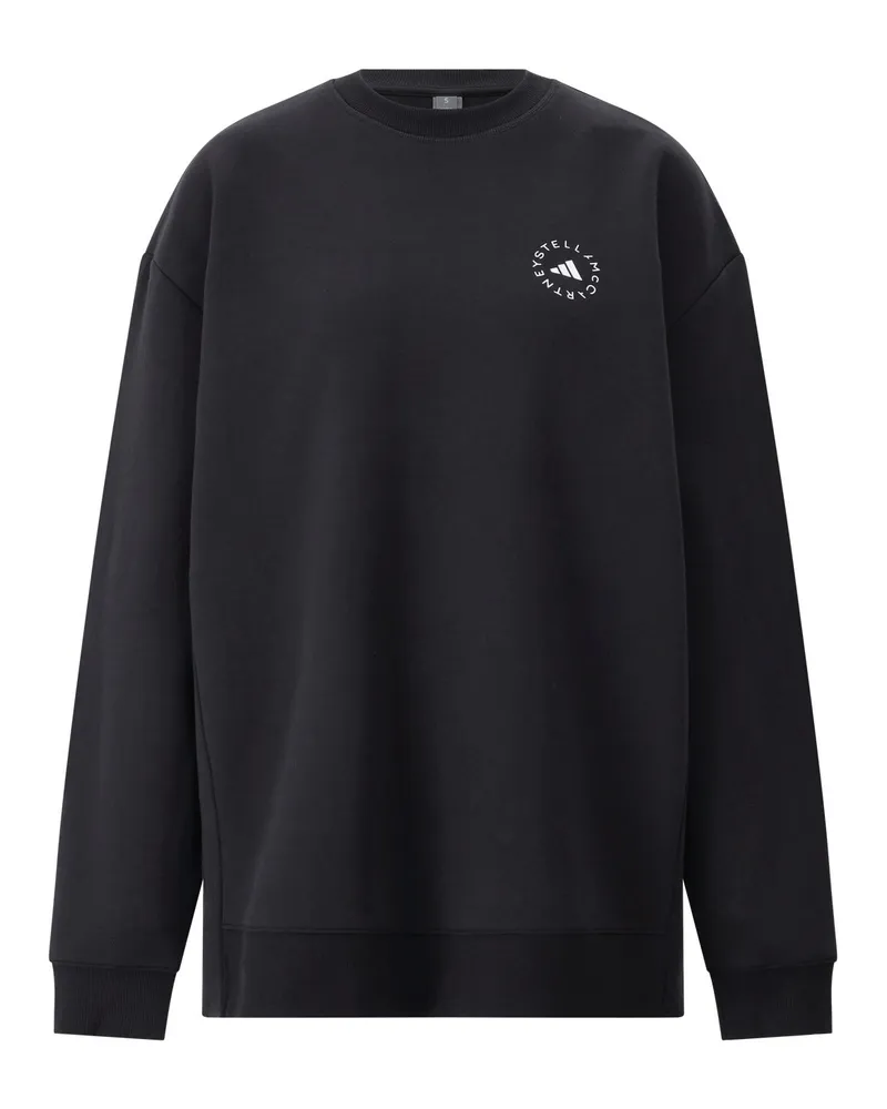 adidas Oversized Sweatshirt mit Logo Schwarz