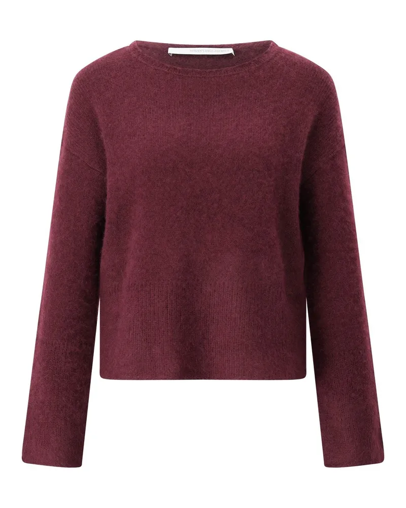 Herzen's Angelegenheit Strickpullover aus Kaschmir Dunkelrot