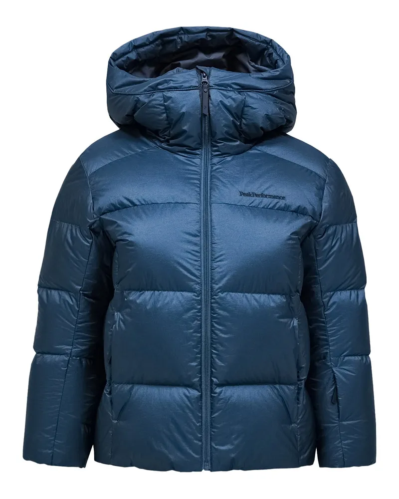 Peak Performance Puffer Jacke mit Daunen Blau