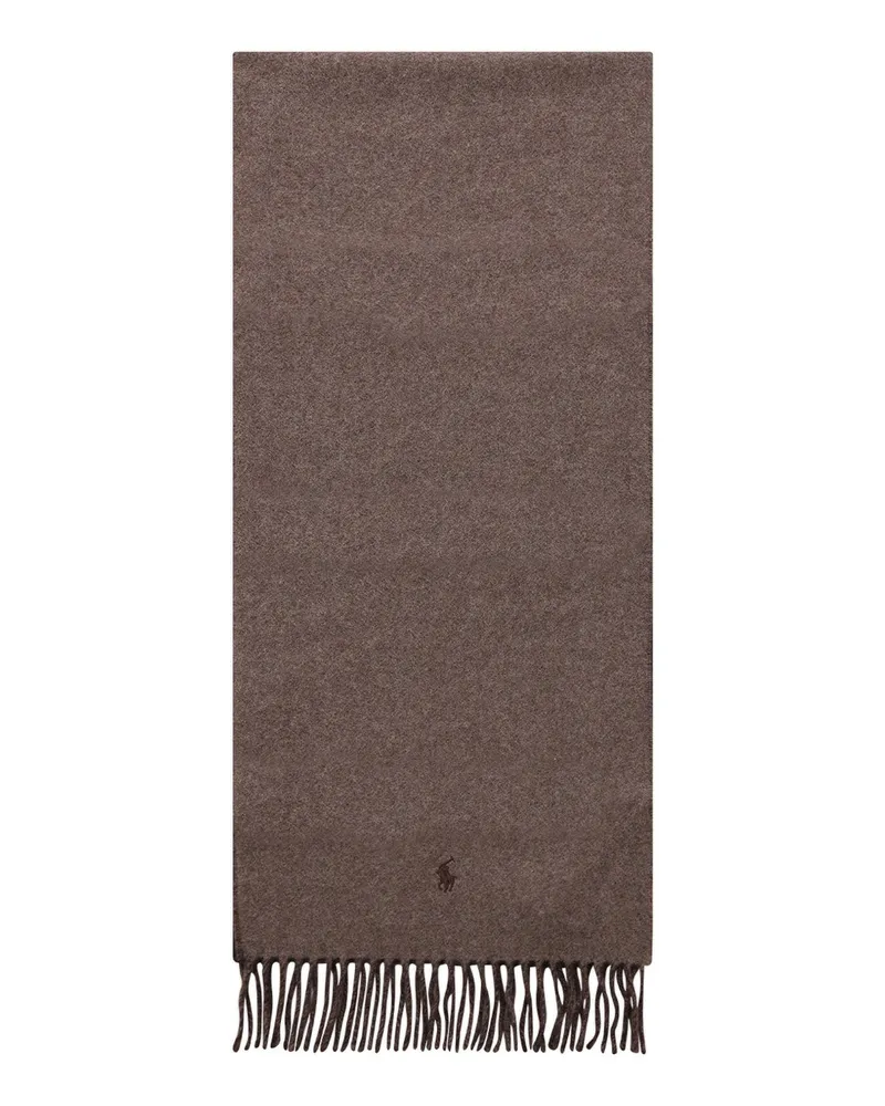 Ralph Lauren Schal aus Wolle Dunkelbraun