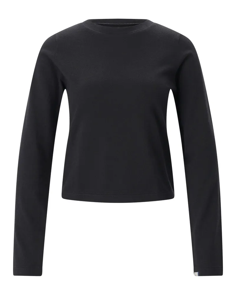 extreme cashmere Langarmshirt Lisa mit Kaschmir Schwarz