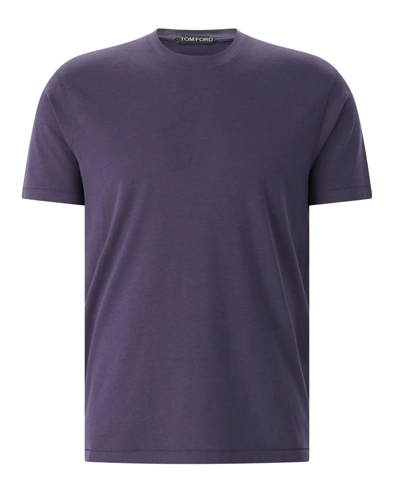 Tom Ford T-Shirt mit Rundhalsausschnitt Navy