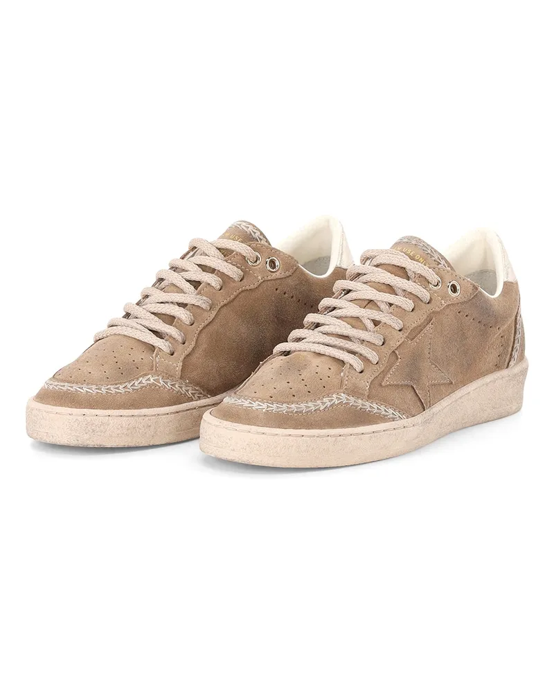 Golden Goose Sneaker Ball Star Hellbraun