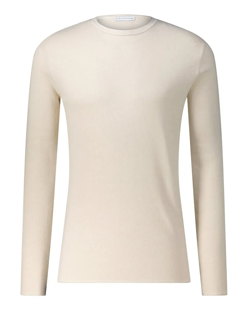 KIEFERMANN Sweatshirt Neal aus Baumwoll-Mix Beige