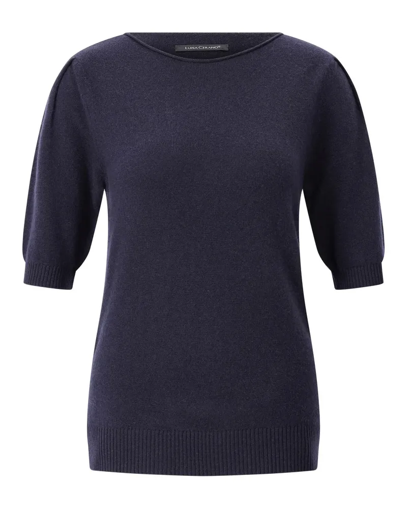 Luisa Cerano Pullover aus Kaschmir-Mix Dunkelblau