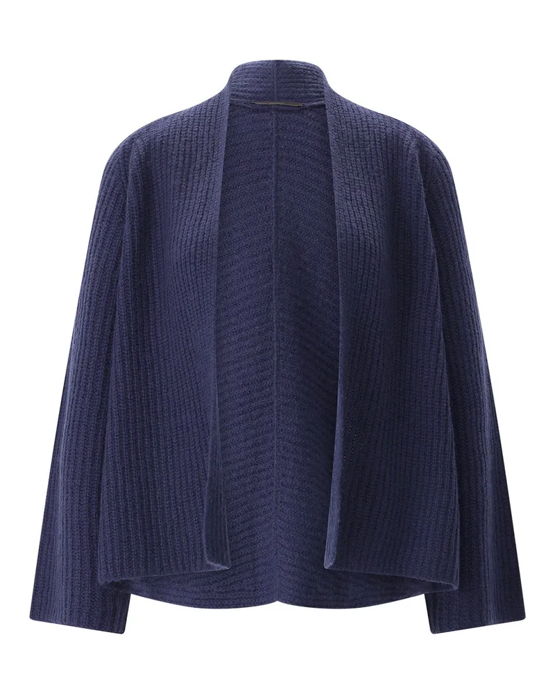 windsor. Cardigan aus Wolle & Kaschmir Dunkelblau