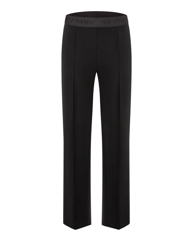 Cambio Hose Ava mit breitem Bund Schwarz