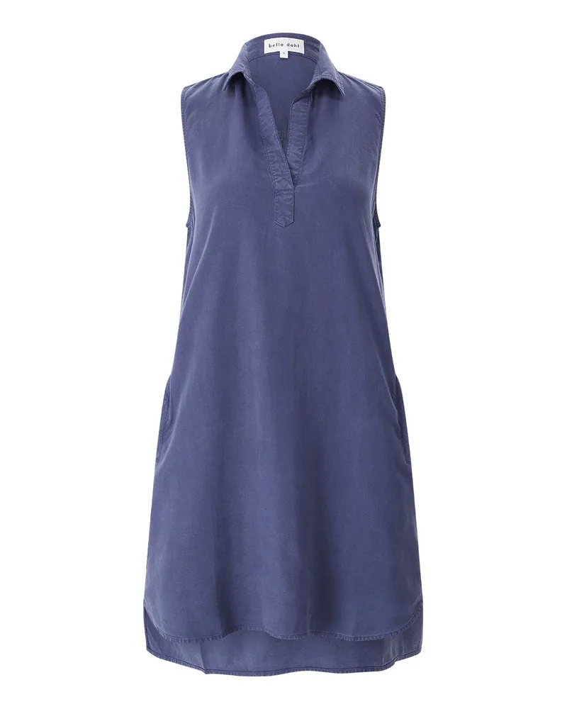 Bella Dahl Leichtes Minikleid Dunkelblau