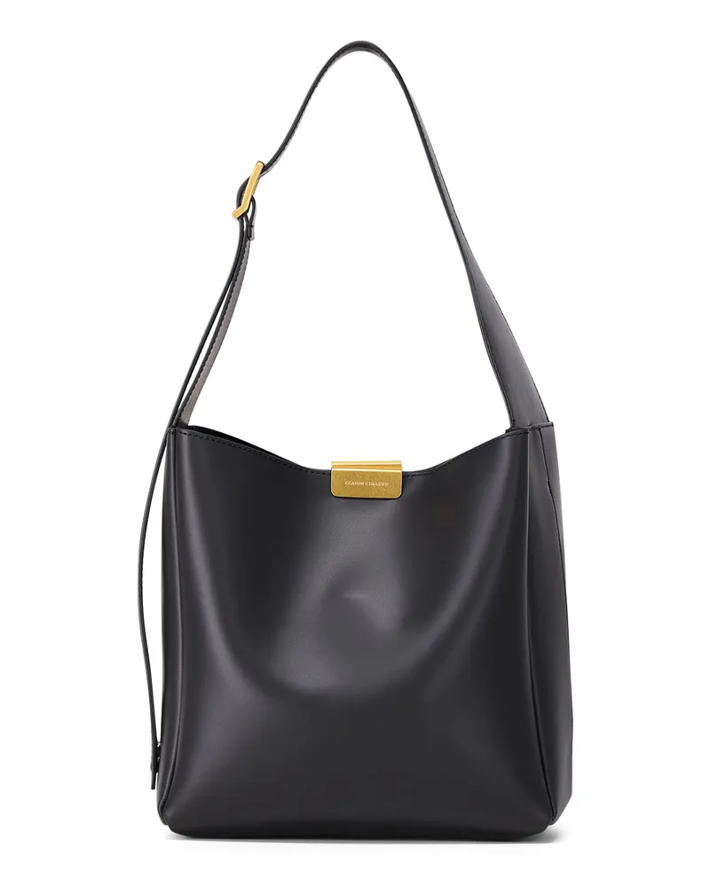 Gianni Chiarini Schultertasche aus Leder Schwarz