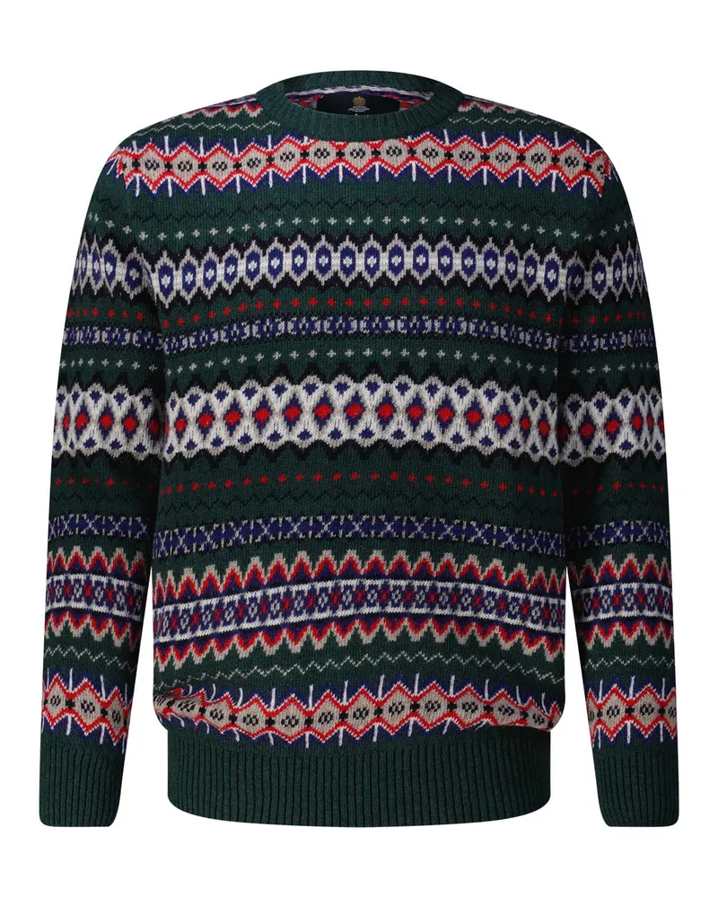 Barbour Pullover aus Wolle Dunkelgrün