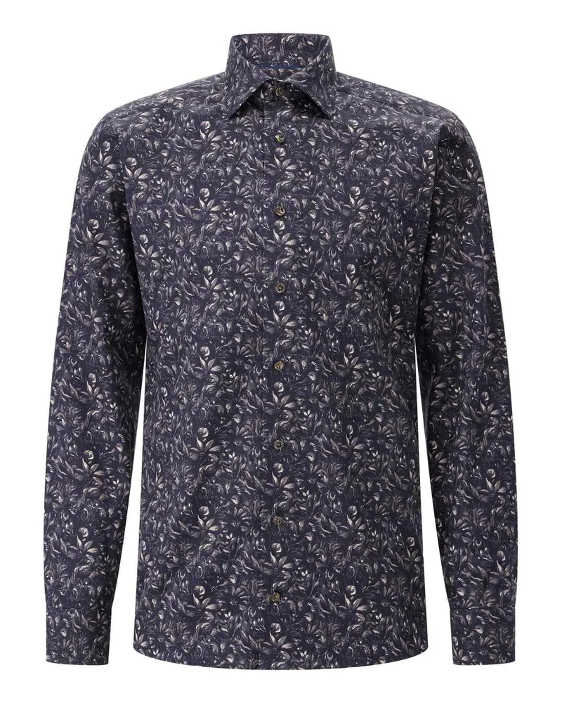 Eton Slim-Fit Hemd Dunkelblau