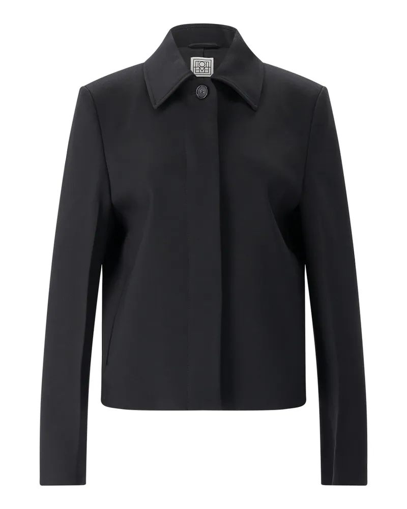 Totême Blazer aus Wollmix Schwarz