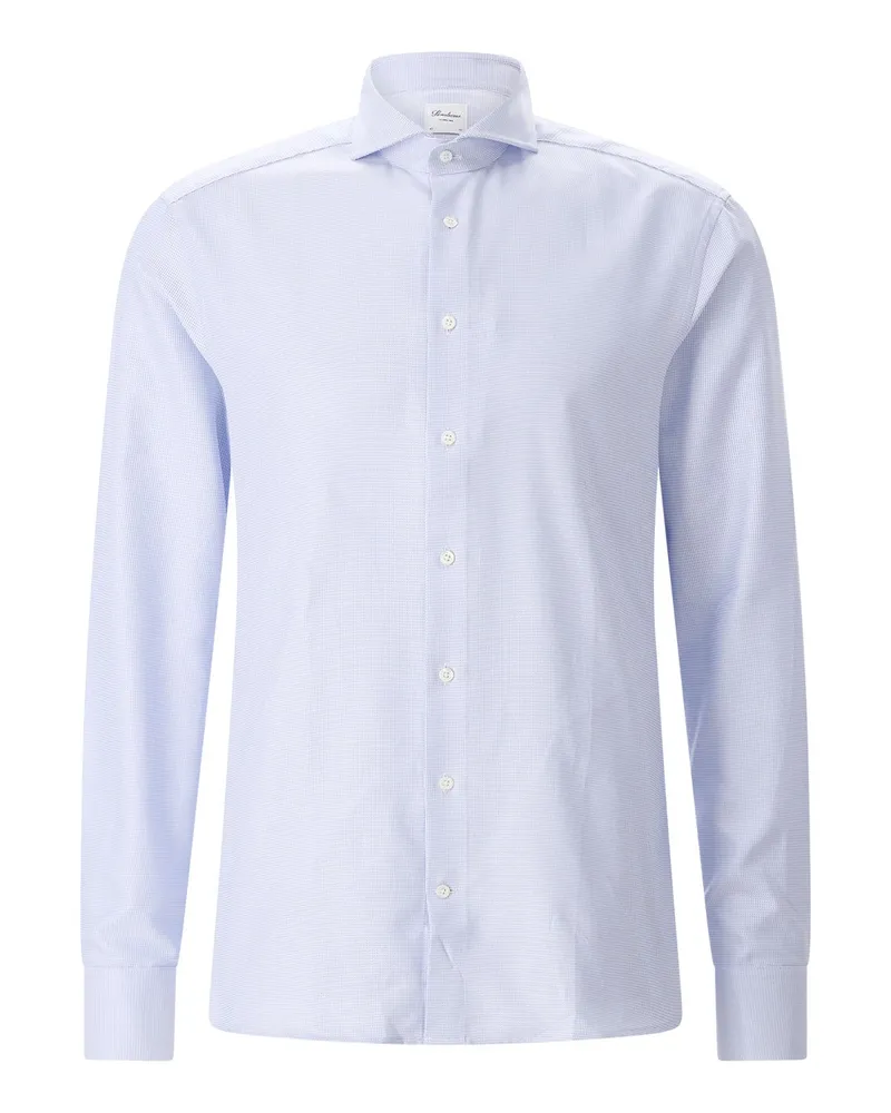 Stenströms Slim-Fit Hemd aus Baumwolle Hellblau