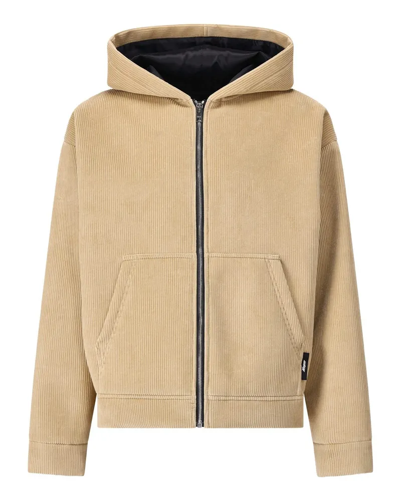 MSGM Oversized Cordjacke Beige