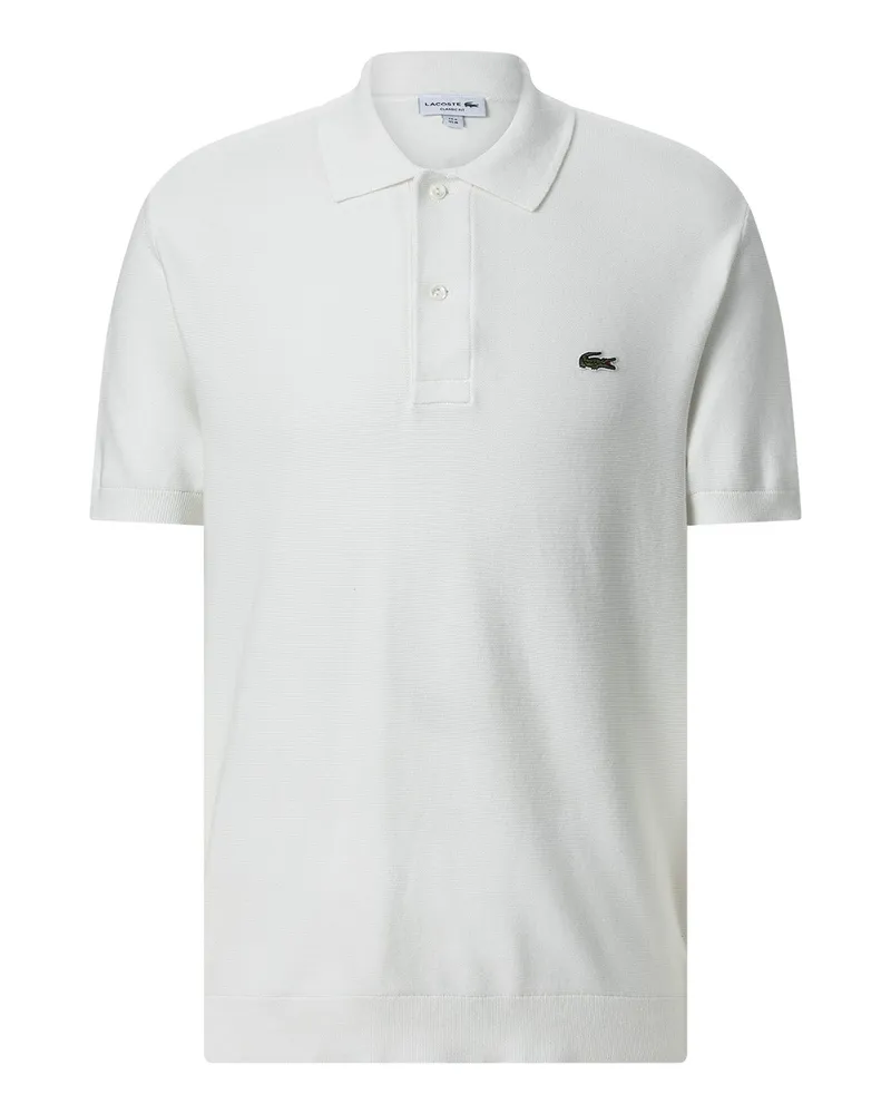Lacoste Classic-Fit Poloshirt mit Logo Weiß