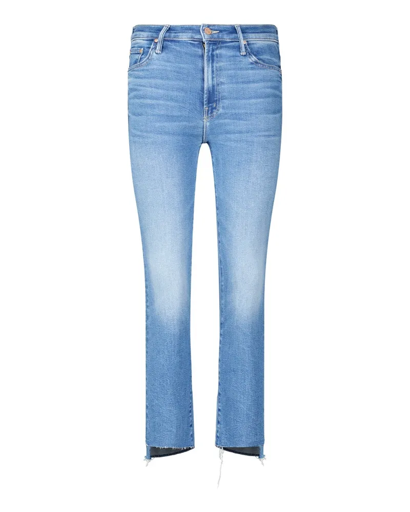 Mother Crop Jeans The Insider Blau
