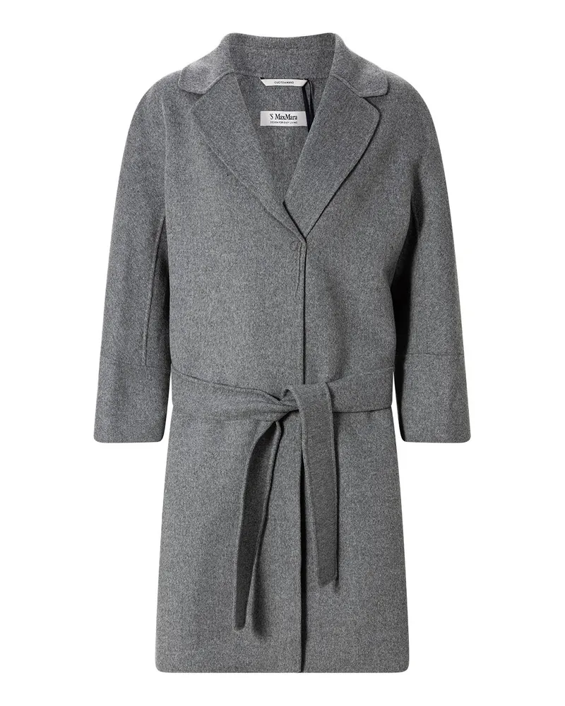 Max Mara Mantel Arona aus Schurwolle Rot