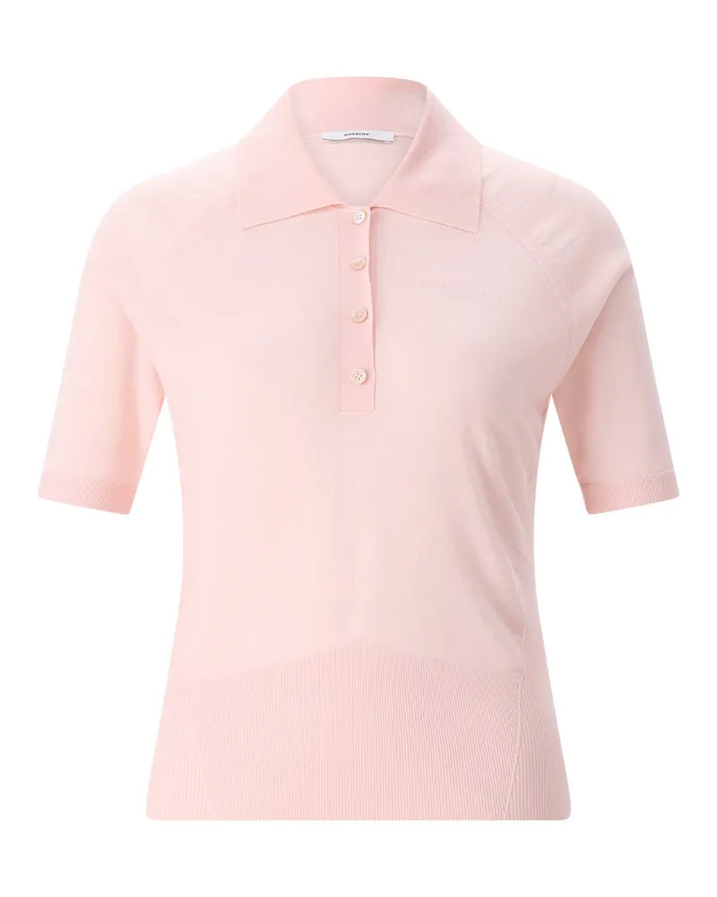 Givenchy Poloshirt aus Wolle Rosa