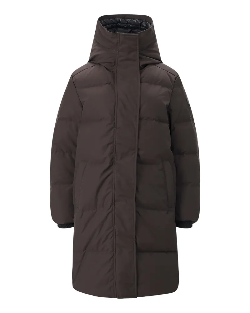 Canada Goose Parka Louise mit Daunen Dunkelbraun