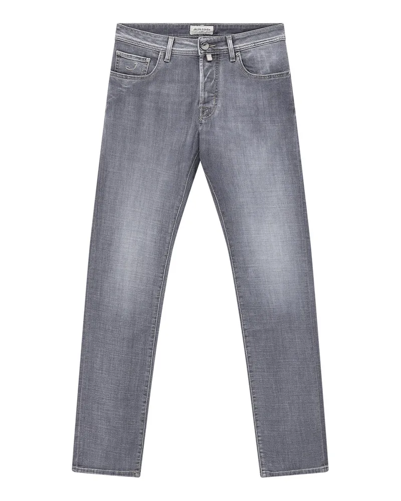 Jacob Cohën Slim-Fit Jeans Grau
