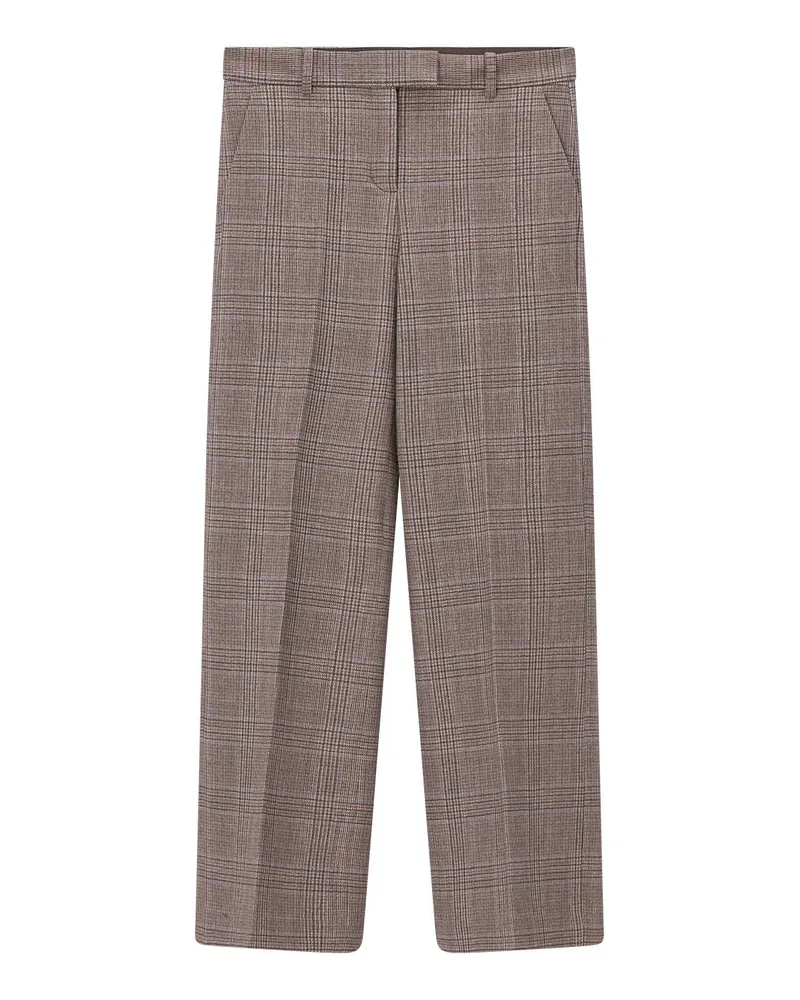CIRCOLO 1901 Stoffhose aus Baumwoll-Mix Braun
