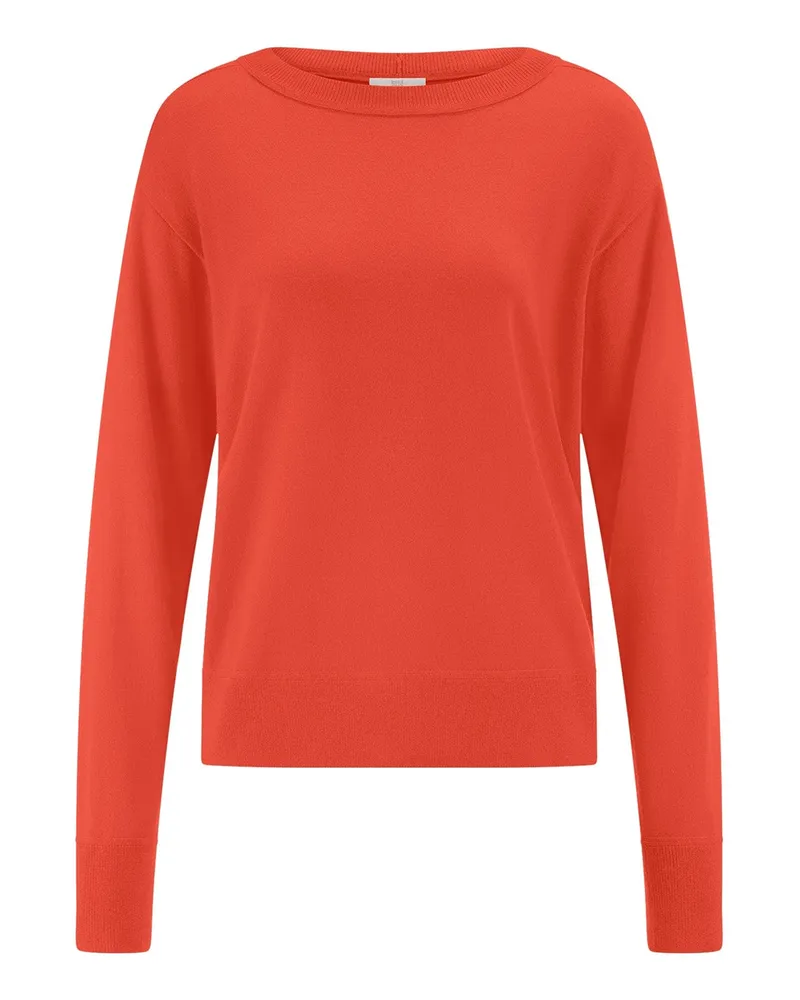 Riani Strickpullover aus Wolle Orange
