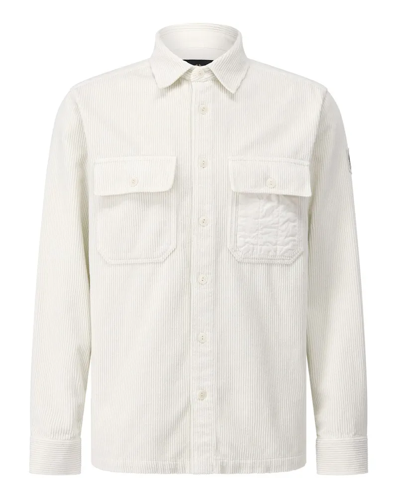 Belstaff Overshirt in Cord-Optik Creme