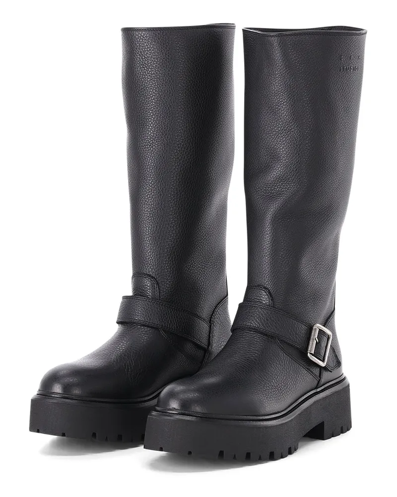 Copenhagen Stiefel CPH901 aus Leder Schwarz