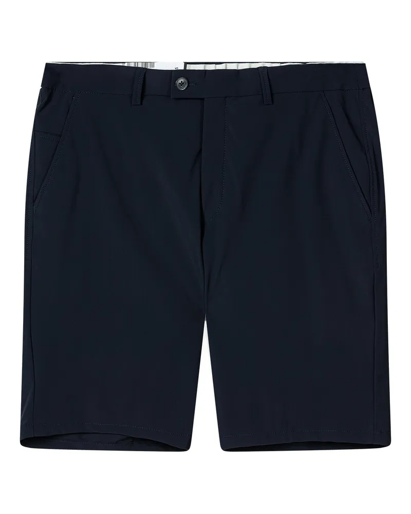 Hiltl Shorts aus Materialmix Dunkelblau