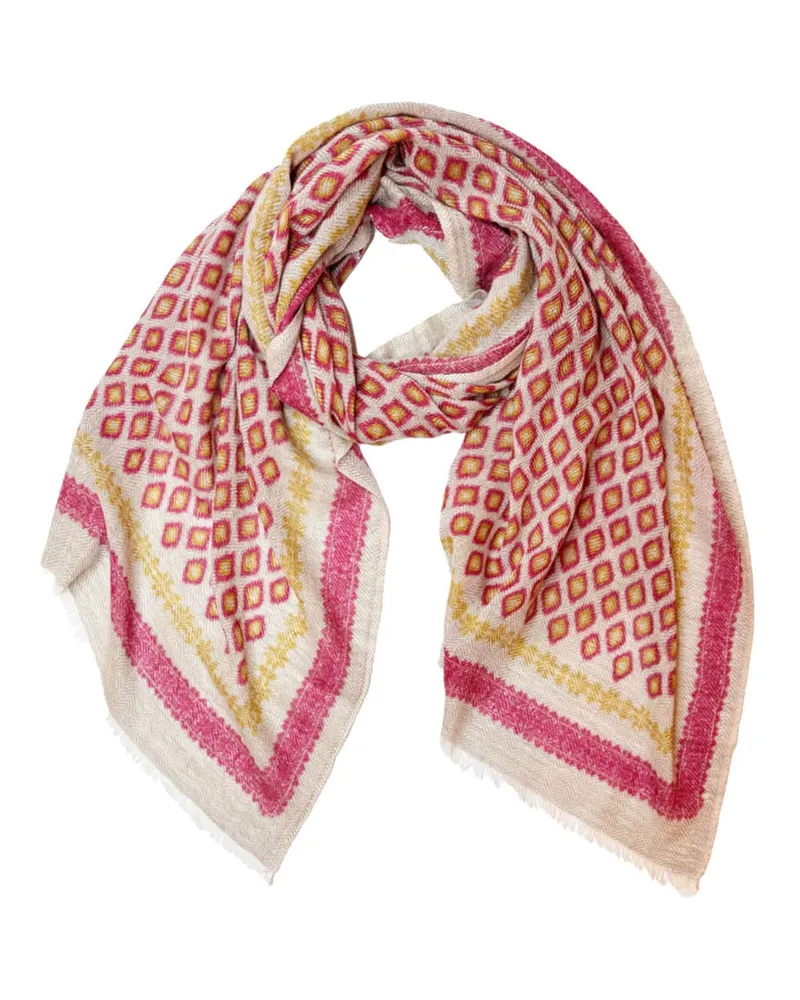 Mala Alisha Schal Polar aus Wolle & Kaschmir Pink