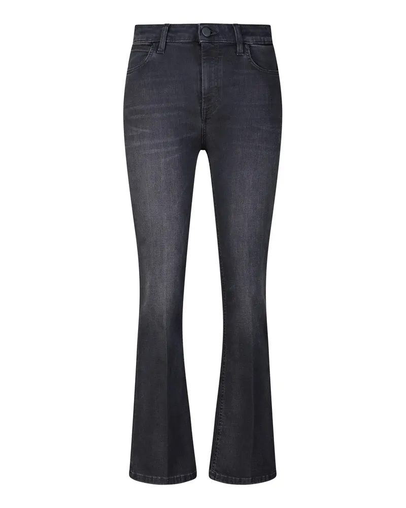 PT TORINO Cropped Flare-Jeans Kim Schwarz