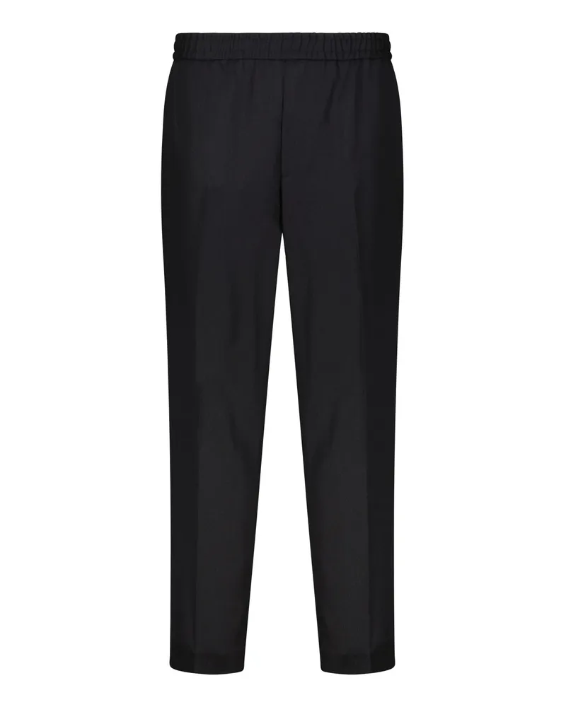 Golden Goose Relaxed-Fit Stoffhose Luke Schwarz