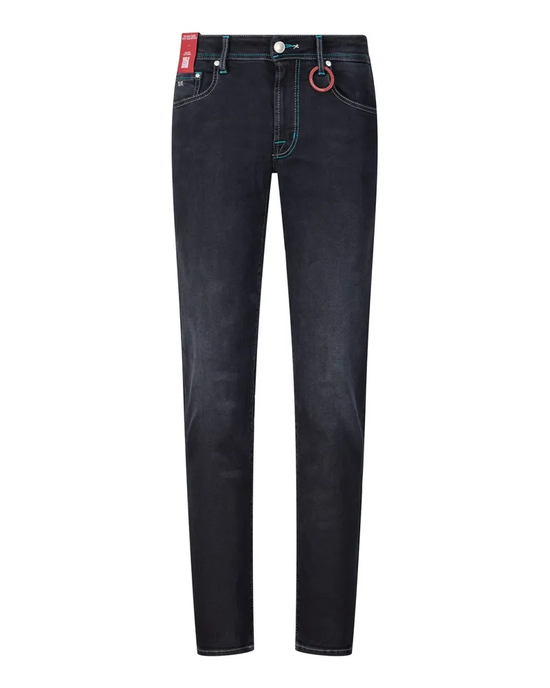 Tramarossa Slim-Fit Jeans Michelangelo Schwarz