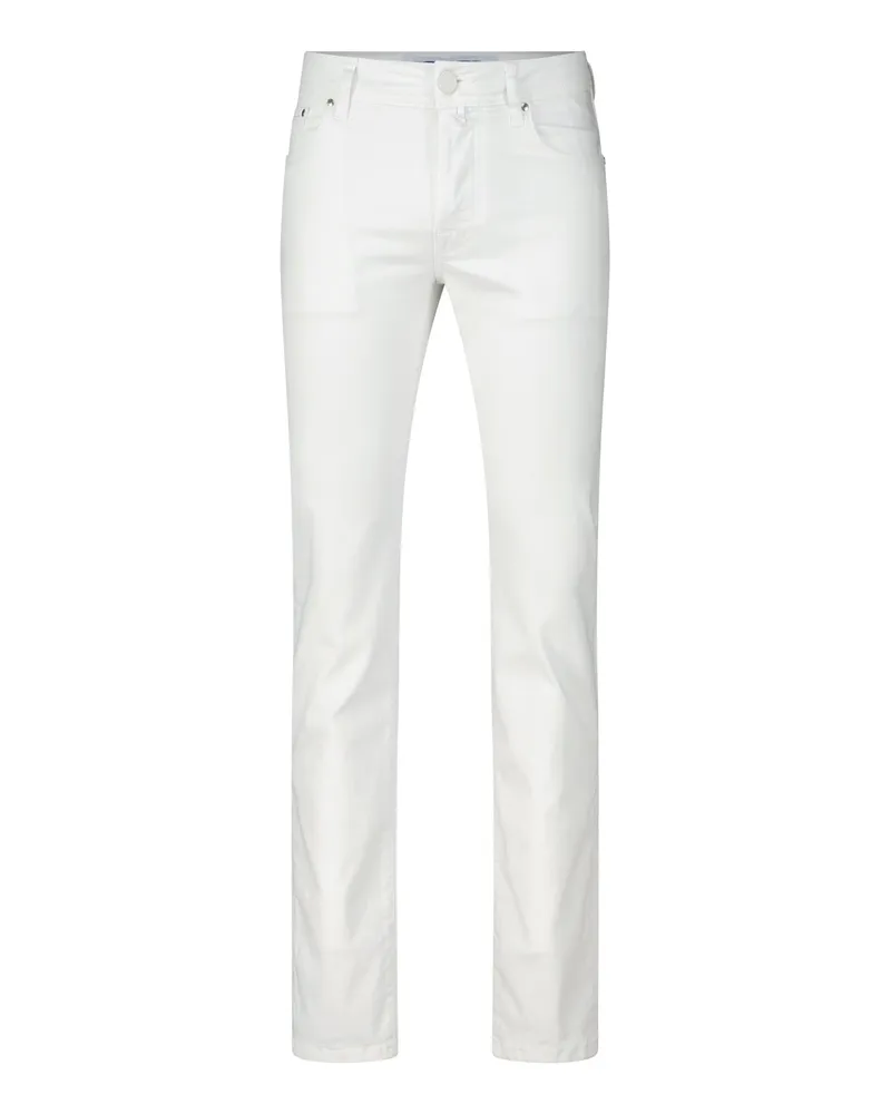Jacob Cohën Slim-Fit Jeans Bard Weiß