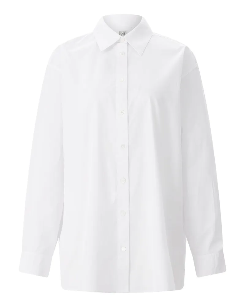 Totême Bluse aus Baumwolle Weiß