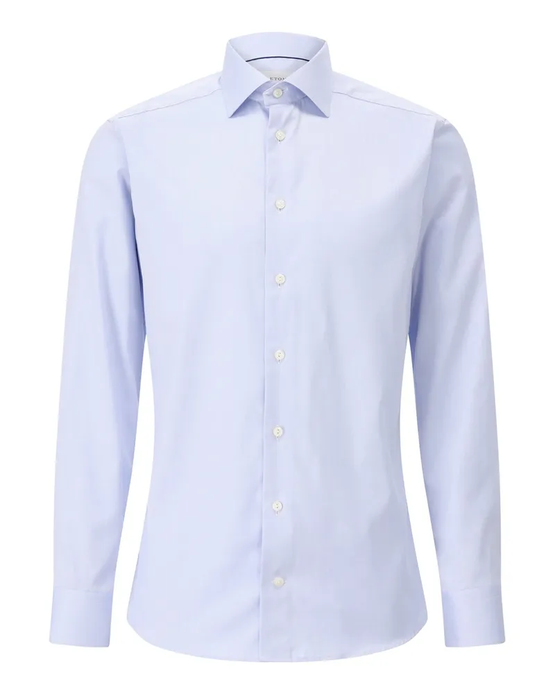 Eton Slim-Fit Twillhemd Hellblau