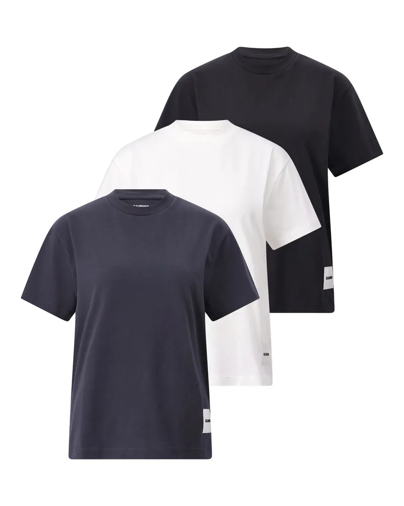 Jil Sander 3er-Pack T-Shirts Multicolor
