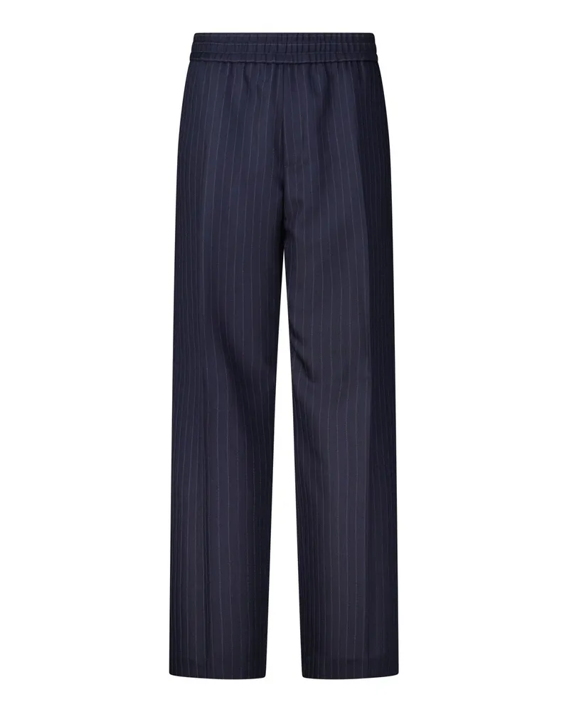 Golden Goose Stoffhose mit Nadelstreifen Navy