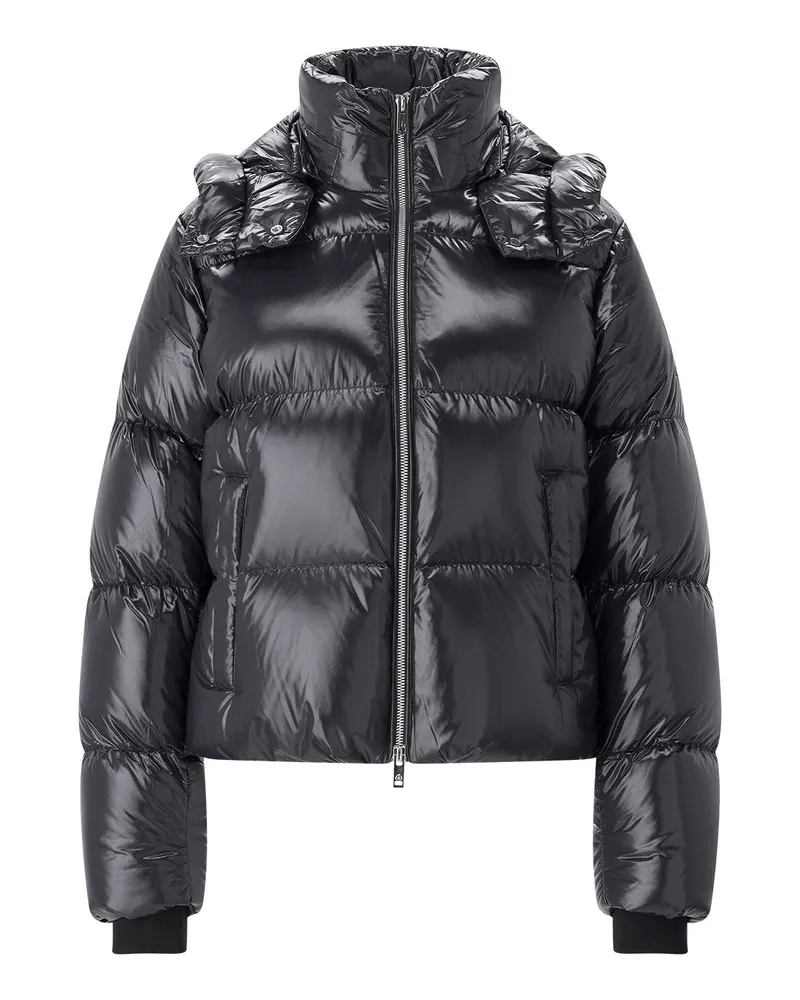 Moose Knuckles Jacke Moonstone mit Daunen Schwarz
