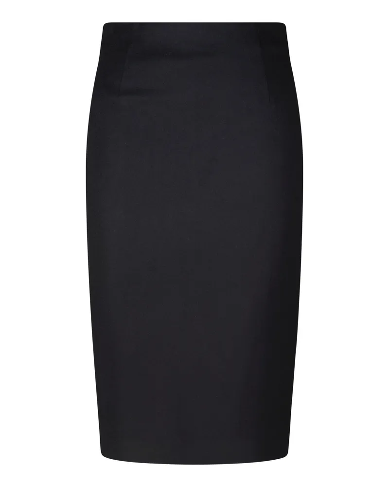 LARDINI Midi-Bleistiftrock Schwarz