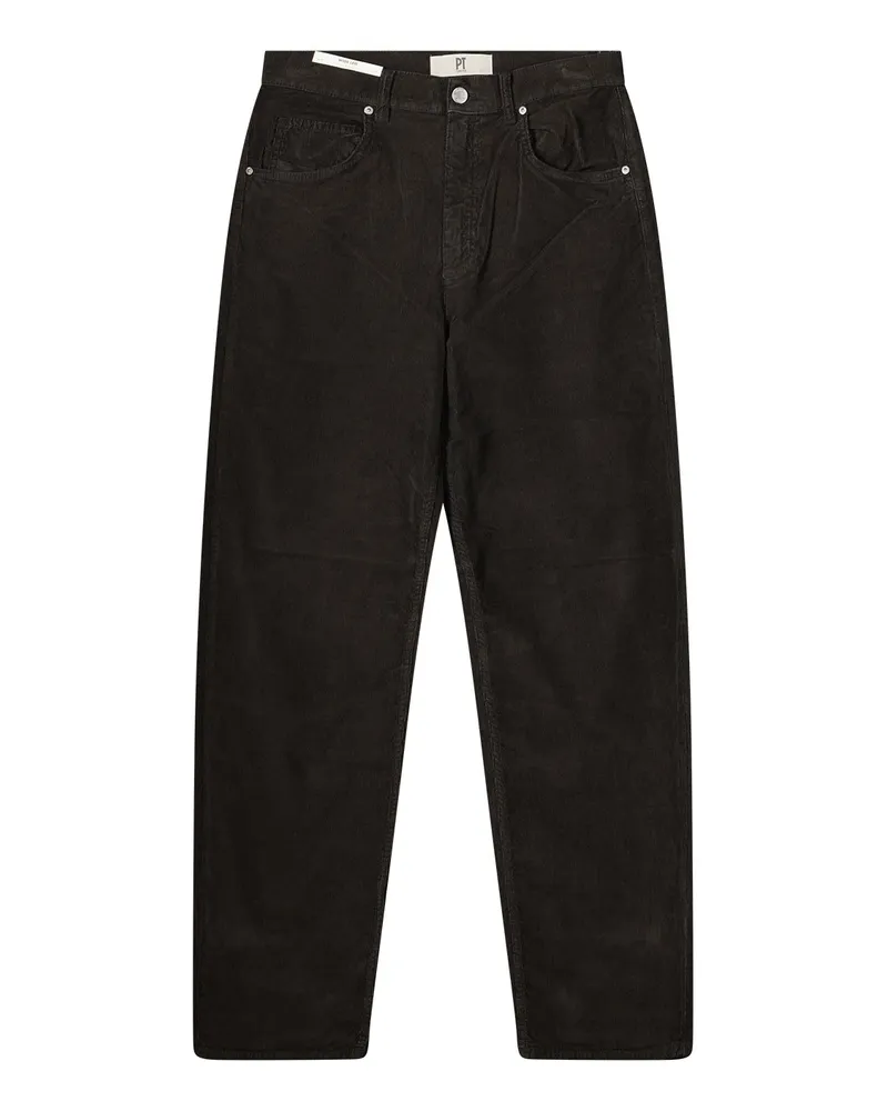 PT TORINO Wide Leg Jeans Megan Dunkelbraun