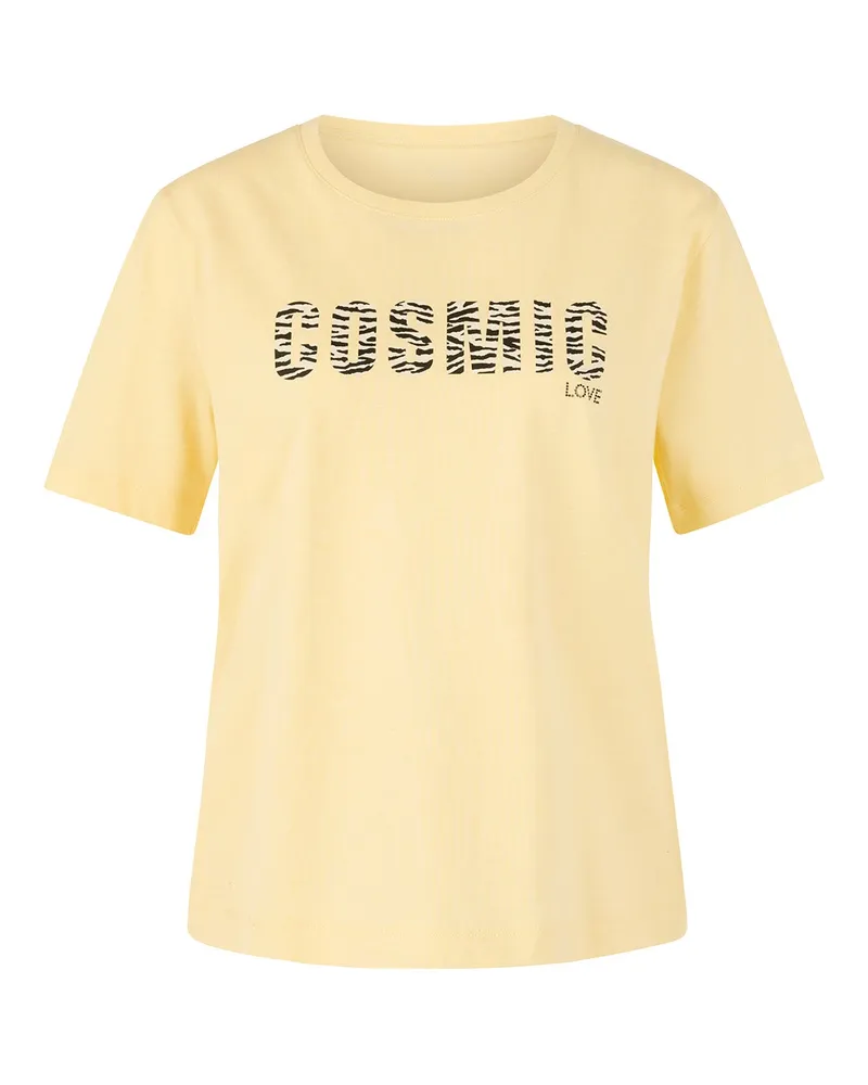 Marc Cain T-Shirt mit Print Gelb