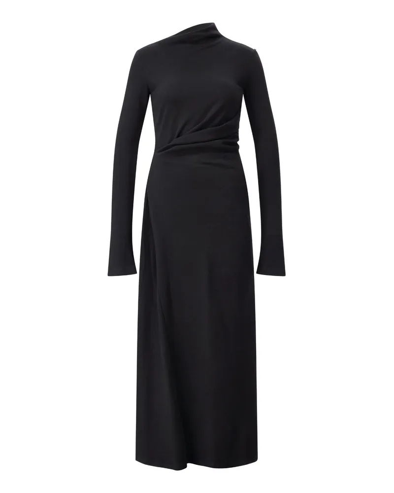 SPORTMAX Maxikleid Edile aus Wolle Schwarz