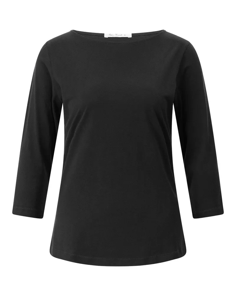 Stefan Brandt T-Shirt Elsa mit 3/4 Ärmeln Schwarz