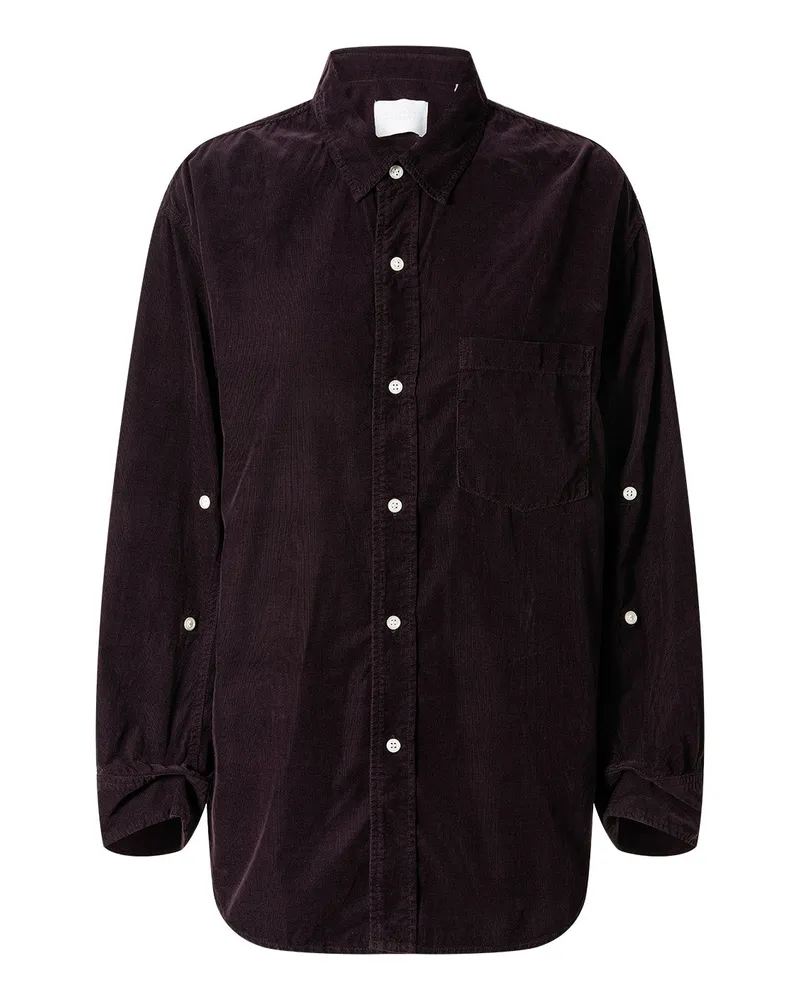 Citizens of humanity Hemdbluse Kayla aus Baumwolle Lila
