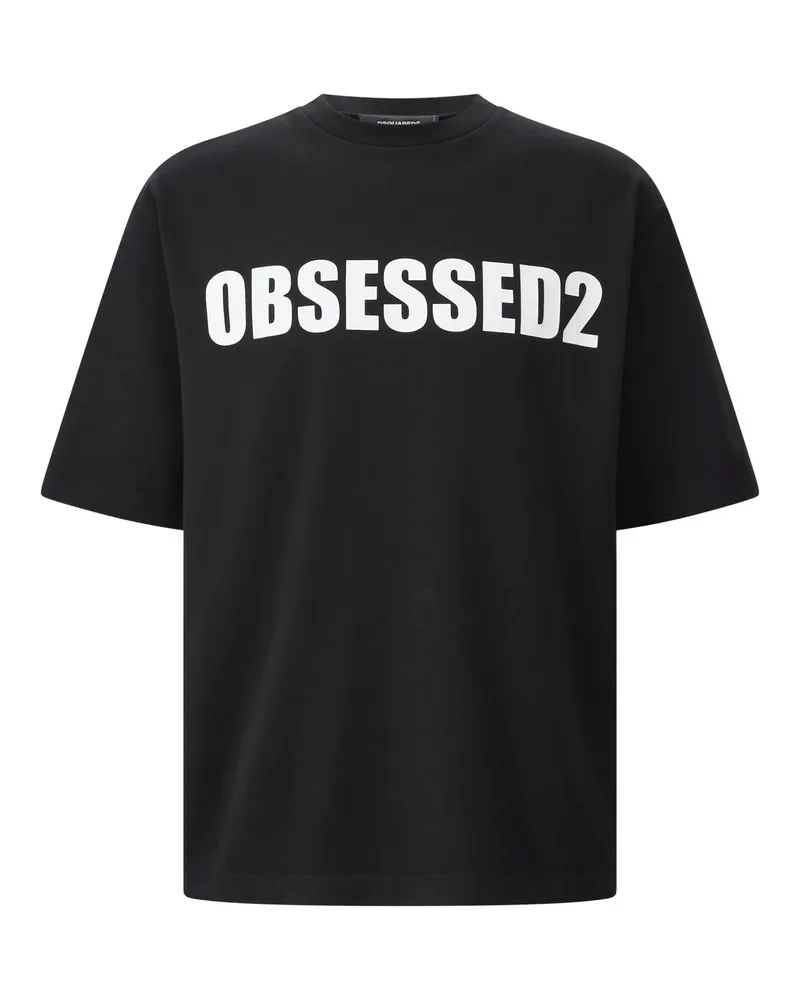Dsquared2 T-Shirt mit Print Schwarz
